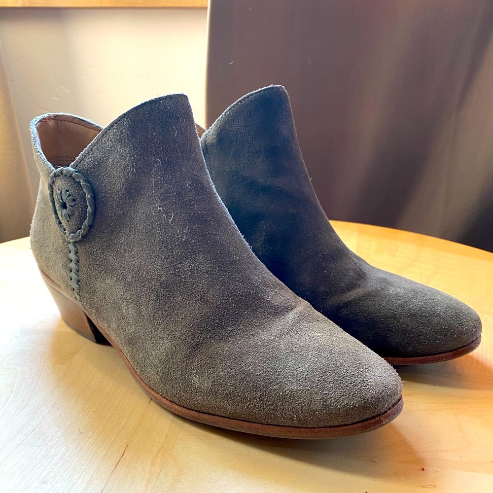 Olive Green Bootie Boots